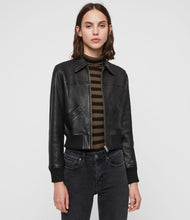 Charger l'image dans la galerie, Blouson aviateur en cuir Pascao