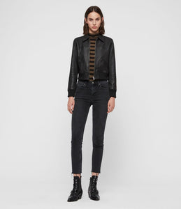 Blouson aviateur en cuir Pascao
