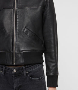 Blouson aviateur en cuir Pascao