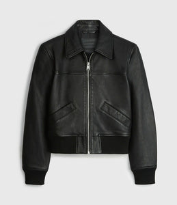 Blouson aviateur en cuir Pascao