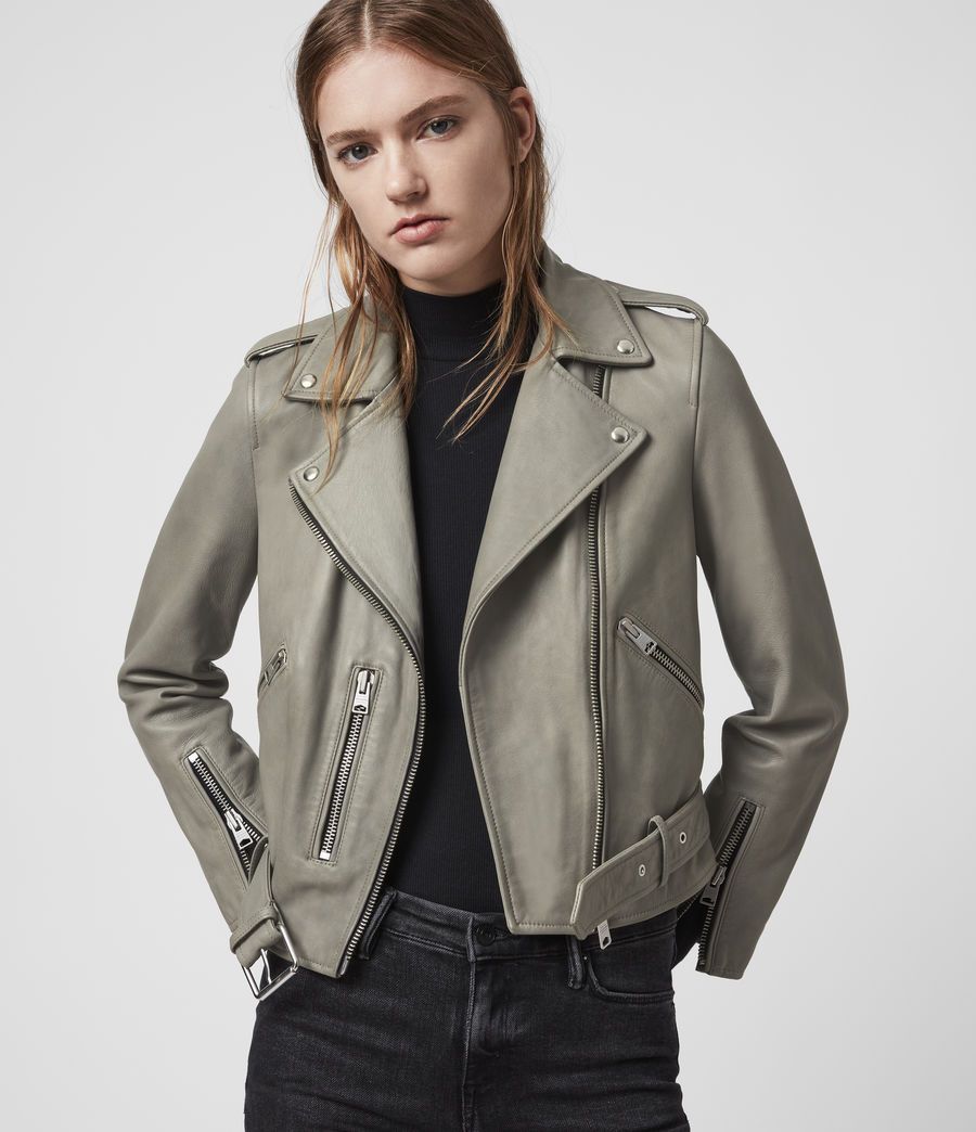 Veste motard en cuir Balfern