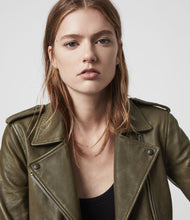 Charger l&#39;image dans la galerie, VESTE DE MOTARD ELVA EN CUIR
