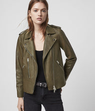 Charger l&#39;image dans la galerie, VESTE DE MOTARD ELVA EN CUIR
