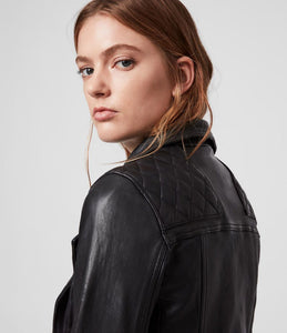 VESTE DE MOTARD EN CUIR CONROY