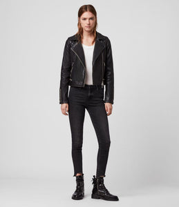 VESTE DE MOTARD EN CUIR CONROY