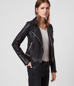 VESTE DE MOTARD EN CUIR CONROY