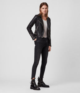 VESTE DE MOTARD EN CUIR CONROY