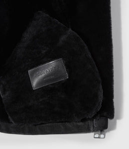 Veste de motard en peau de mouton Willow